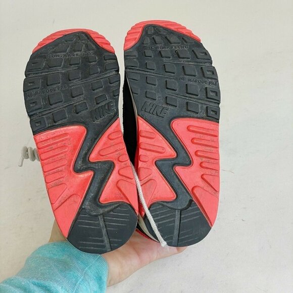 Nike Air Max 90 PS Youth Kids Running Athletic Sneaker Infrared 11C 307794-137 - Picture 8 of 8